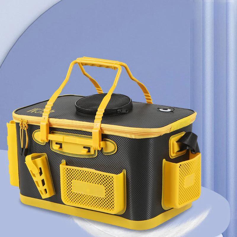 Lure Live Fish Storage Bag EVA Multifunction Rod Bait Reel Fishing Bucket For Camping Fishing Accessories Tackle Box Waterproof - Wild Frontier Gear LLC