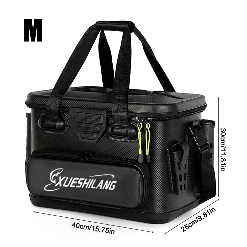 20/28L Portable Fishing Barrel Box EVA Fishing Bag Rod Bait Reel Fish Storage Bag Single Shoulder Bag Hook Lure Luya Handbag - Wild Frontier Gear LLC