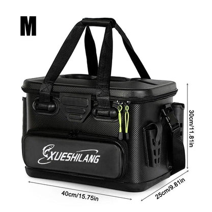 20/28L Portable Fishing Barrel Box EVA Fishing Bag Rod Bait Reel Fish Storage Bag Single Shoulder Bag Hook Lure Luya Handbag - Wild Frontier Gear LLC