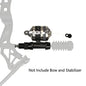 Bowfishing Reel Seat Spincast Reel with Fishing Reel Seat Gear Right and Left Hand for Recvrve Compound Bow
