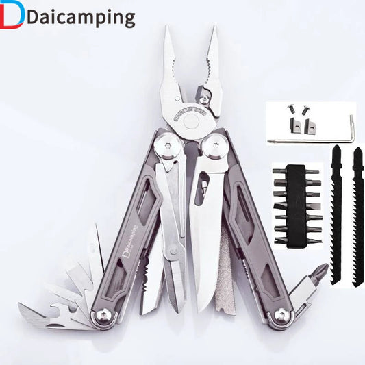Daicamping DL30 Replaceable Part Hand Multi Tool Multi-tool Sets Cutter Multitools Survival Pliers Multifunctional Folding Knife Wild Frontier Gear LLC