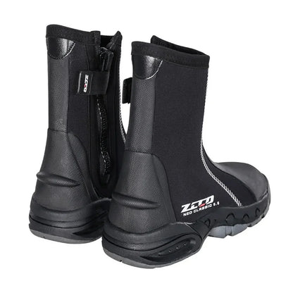 Men's 5MM Neoprene Diving Boots High Top Anti-Cold Anti-Slip Outdoor Beach Surfing Snorkeling Kayak Sailing Shoes