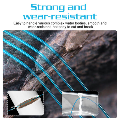 Sougayilang 500m Nylon Fishing Line Japanese Super Strong Monofilament Main Line Fishing Cord for Saltwater/Freshwater Fishing
