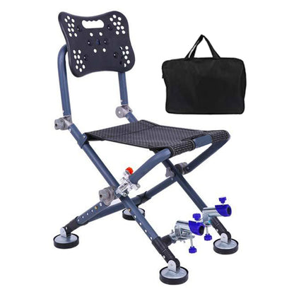 Travel Ultralight Folding Chair Superhard High Load Outdoor Camping Chair Portable Beach Hiking Picnic Seat Fishing Tool - Wild Frontier Gear LLC