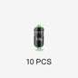 10pcs Random Color Fishing Drop Shot Scale 2.5g/3.0g/3.5g/4.0g Fishing Casting Sinker Dual-core Quick Sinking Smooth with Scale Wild Frontier Gear LLC
