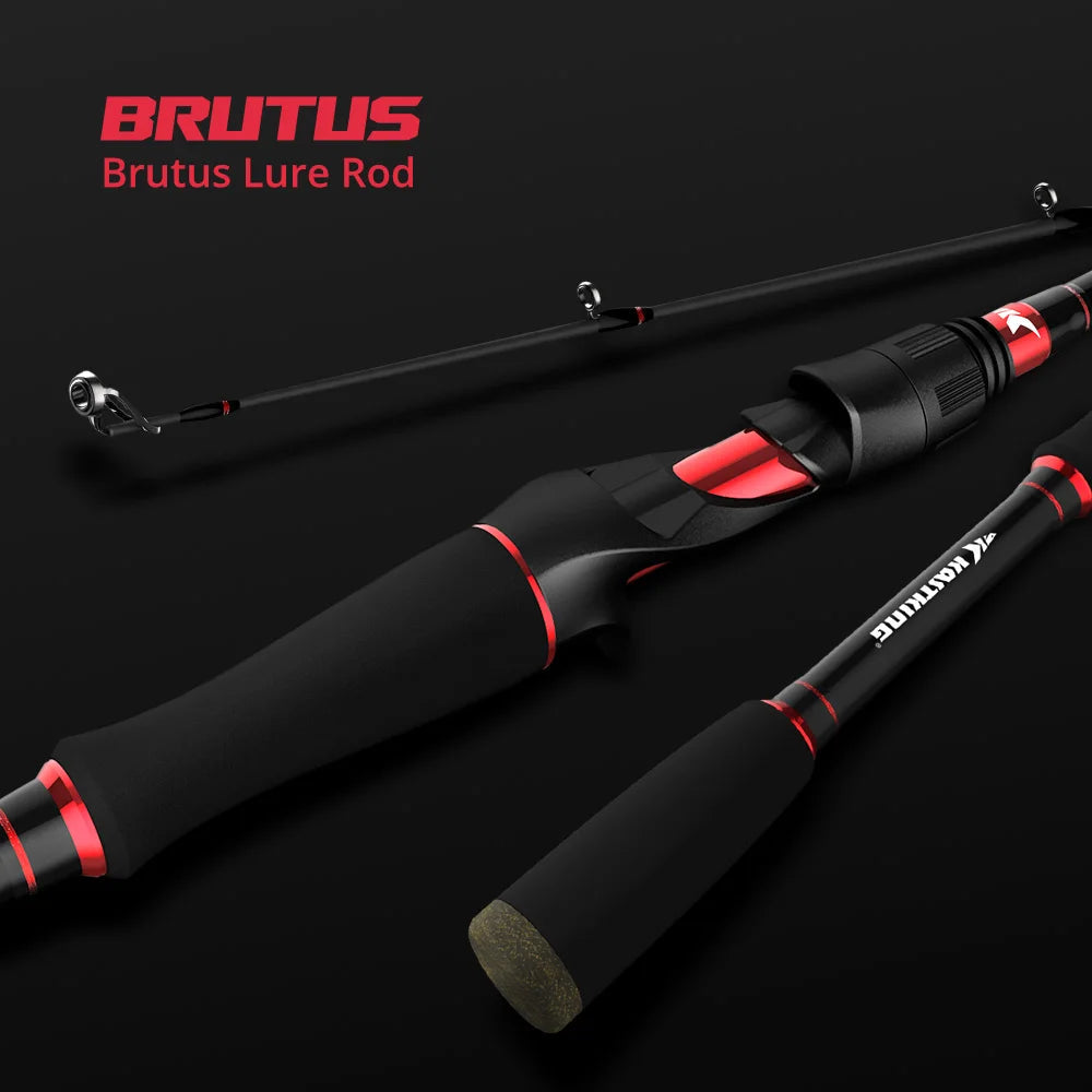 KastKing Brutus Rod Carbon Spinning Casting Fishing Rod with 1.80m 1.98m 2.13m Baitcasting Rod Wild Frontier Gear LLC