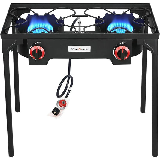 Propane Gas 20 PSIG high pressure regulator outdoor camping camp garden BBQ grill stove burner, Gas Stove Wild Frontier Gear LLC