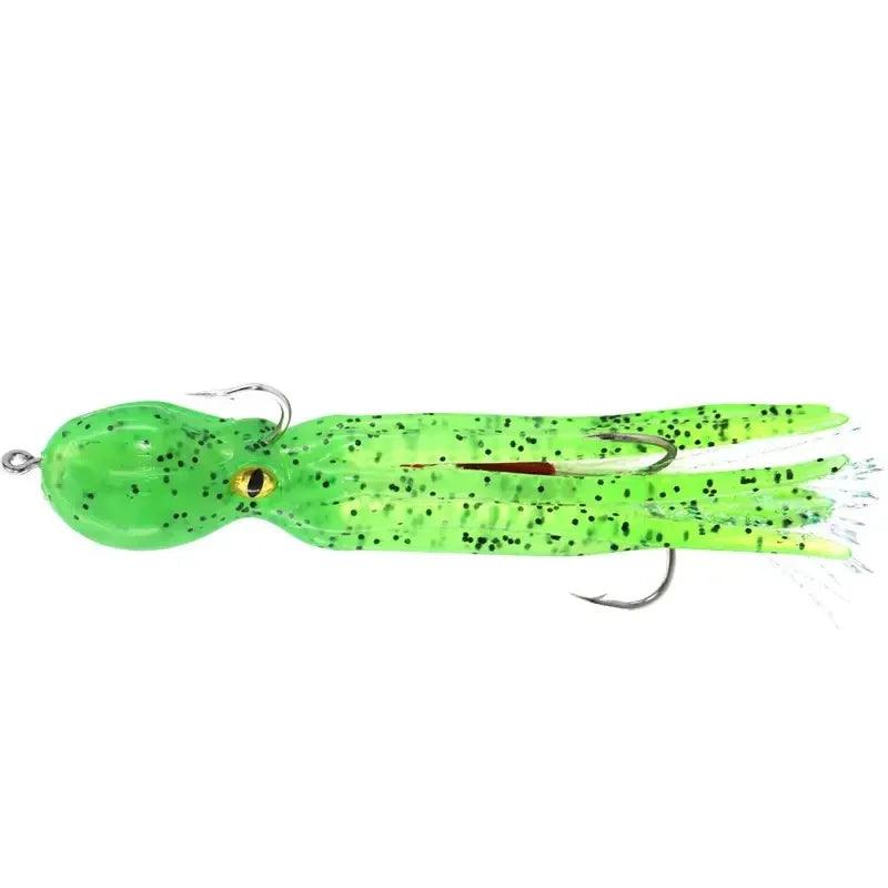 22g Silicone Octopus Double Hook Fishing Lure Baits - Triple Jig Sinking Swimbaits for Bass, Trout, and Shad - Wild Frontier Gear LLC