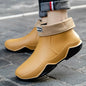 Fashion Couple's Outdoor Rain Boots New Men High Top Hiking Fishing Water Shoes Anti-slip Chef Work Ankle Boots Waterproof Shoes - Wild Frontier Gear LLC