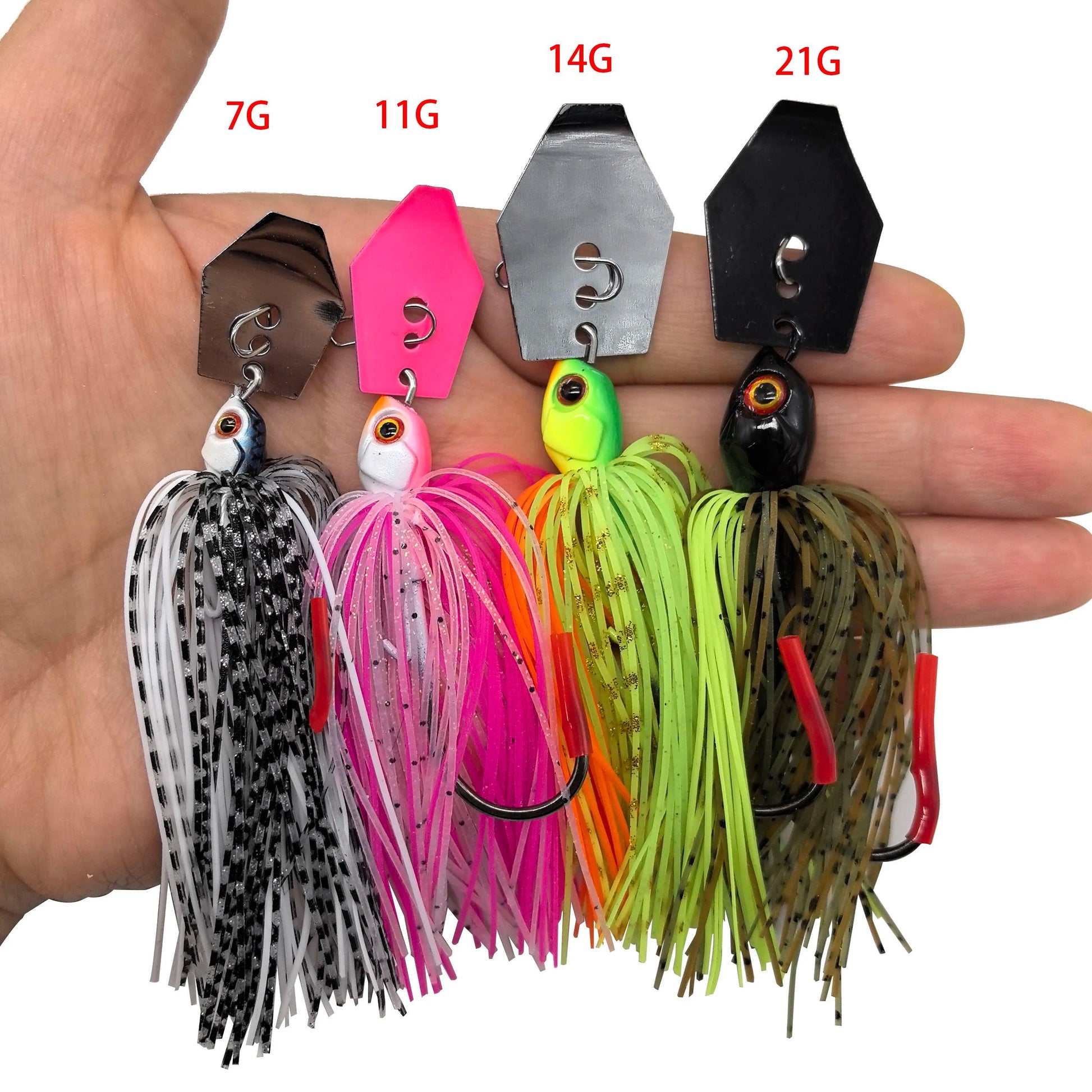 Mycena Multi-Weight Fishing Lure: Chatterbait, Spinnerbait, and Buzzbait for Bass and Pike - Wild Frontier Gear LLC