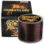 Sougayilang 5.2LB-31LB 150M Fishing Line Super Strong Transparent Nylon Fluorocarbon Fishing Multifilament Tackle
