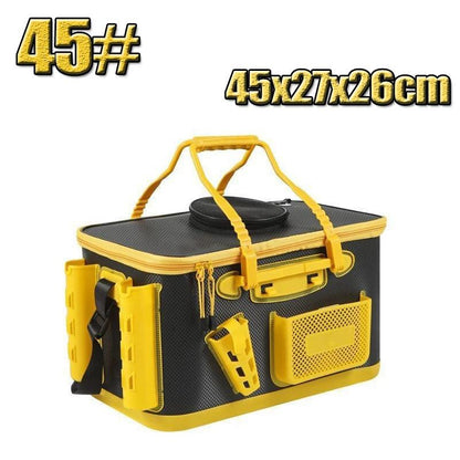 Lure Live Fish Storage Bag EVA Multifunction Rod Bait Reel Fishing Bucket For Camping Fishing Accessories Tackle Box Waterproof - Wild Frontier Gear LLC