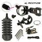 Recurve/Compound Bow sight Arrow rest Sight lights Stabilizer Bow Wrist sling D ring rope Peep sight allen key Accessories set - Wild Frontier Gear LLC