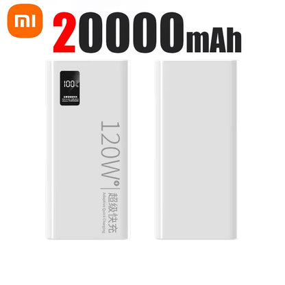 Xiaomi 120W High Capacity Power Bank 50000mAh Fast Charger Portable Battery With Digital Display Powerbank For iPhone Samsung Wild Frontier Gear LLC