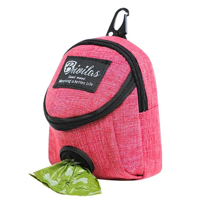 Portable Dog Training Treat Bag Outdoor Pet Dog Treat Pouch Puppy Snack Reward Waist Bag Dog Poop Bag Dispenser Pet Accessories