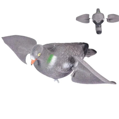 Hunting Pigeon Motion Decoy Simulation Bait Wind Decoy With Movable Wings For Garden Decor Yard Ornament For Hunting