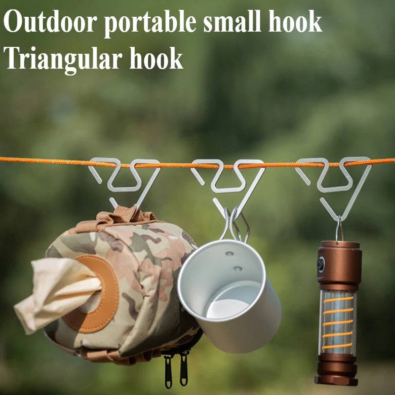1pc Outdoor Stainless Steel Hooks Ultra Light Camping Tools - Wild Frontier Gear LLC