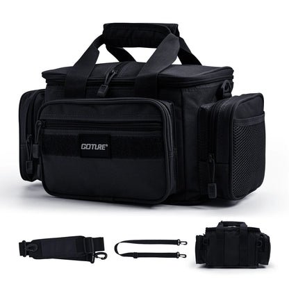 Goture Fishing Tackle Bags 38*23*19cm Shoulder Bag High capacity 600D Oxford cloth Outdoor Cycling Backpack Camping Picnic Bag
