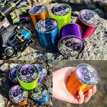Sougayilang Nylon Fishing Line 100m 500m Super Stronger Japan Monofilament  Line Max Drag 7-38LB Saltwater Freshwater Carp Line