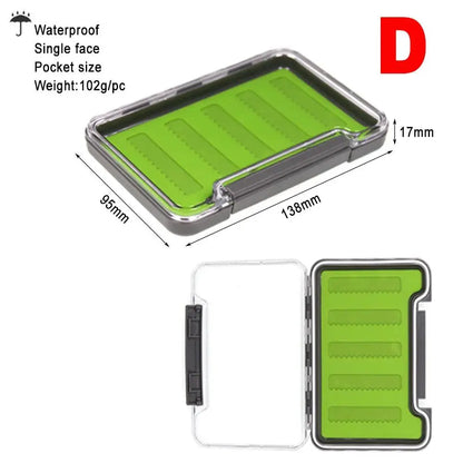 Vampfly Waterproof Fishing Fly Box Nymph Dry Fly Streamer Tube Fly Trout Salmon Fishing Flies Hook Accessory Tackle Box - Wild Frontier Gear LLC