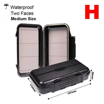 Vampfly Waterproof Fishing Fly Box Nymph Dry Fly Streamer Tube Fly Trout Salmon Fishing Flies Hook Accessory Tackle Box - Wild Frontier Gear LLC