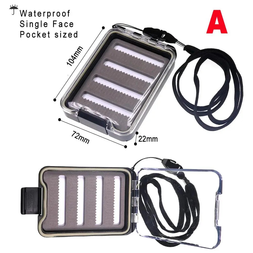 Vampfly Waterproof Fishing Fly Box Nymph Dry Fly Streamer Tube Fly Trout Salmon Fishing Flies Hook Accessory Tackle Box - Wild Frontier Gear LLC