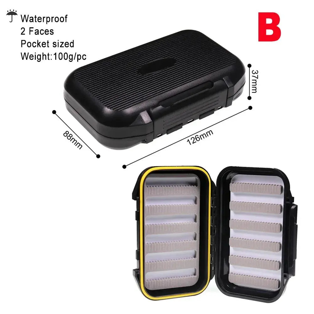 Vampfly Waterproof Fishing Fly Box Nymph Dry Fly Streamer Tube Fly Trout Salmon Fishing Flies Hook Accessory Tackle Box - Wild Frontier Gear LLC