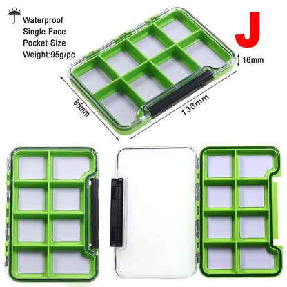 Vampfly Waterproof Fishing Fly Box Nymph Dry Fly Streamer Tube Fly Trout Salmon Fishing Flies Hook Accessory Tackle Box - Wild Frontier Gear LLC