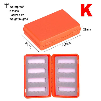 Vampfly Waterproof Fishing Fly Box Nymph Dry Fly Streamer Tube Fly Trout Salmon Fishing Flies Hook Accessory Tackle Box - Wild Frontier Gear LLC