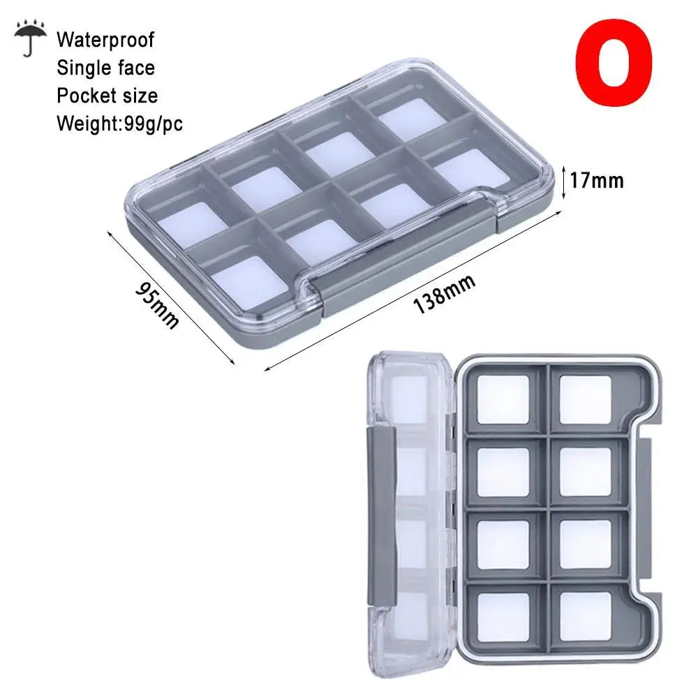 Vampfly Waterproof Fishing Fly Box Nymph Dry Fly Streamer Tube Fly Trout Salmon Fishing Flies Hook Accessory Tackle Box - Wild Frontier Gear LLC