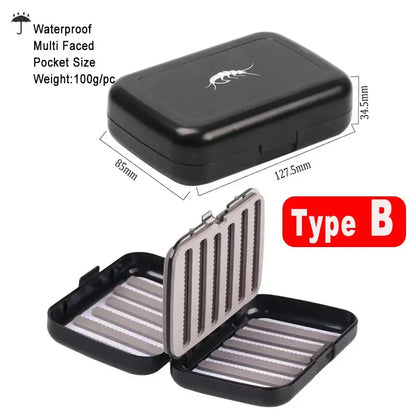 Vampfly Waterproof Fishing Fly Box Nymph Dry Fly Streamer Tube Fly Trout Salmon Fishing Flies Hook Accessory Tackle Box - Wild Frontier Gear LLC