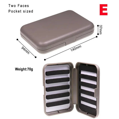 Vampfly Waterproof Fishing Fly Box Nymph Dry Fly Streamer Tube Fly Trout Salmon Fishing Flies Hook Accessory Tackle Box - Wild Frontier Gear LLC