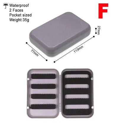 Vampfly Waterproof Fishing Fly Box Nymph Dry Fly Streamer Tube Fly Trout Salmon Fishing Flies Hook Accessory Tackle Box - Wild Frontier Gear LLC