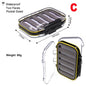 Vampfly Waterproof Fishing Fly Box Nymph Dry Fly Streamer Tube Fly Trout Salmon Fishing Flies Hook Accessory Tackle Box - Wild Frontier Gear LLC