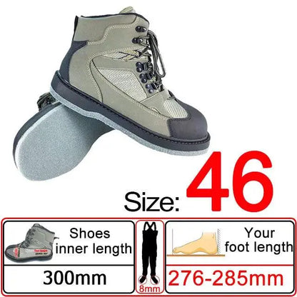Waterproof Fly Fishing Waders and Felt Sole Shoes for Upstream Rock Fishing and Hunting - Wild Frontier Gear LLC