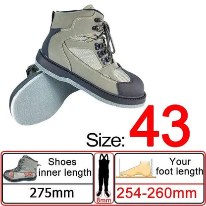 Waterproof Fly Fishing Waders and Felt Sole Shoes for Upstream Rock Fishing and Hunting - Wild Frontier Gear LLC
