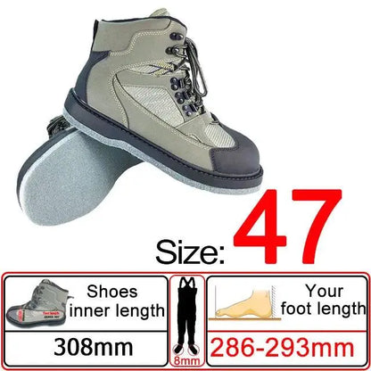 Waterproof Fly Fishing Waders and Felt Sole Shoes for Upstream Rock Fishing and Hunting - Wild Frontier Gear LLC