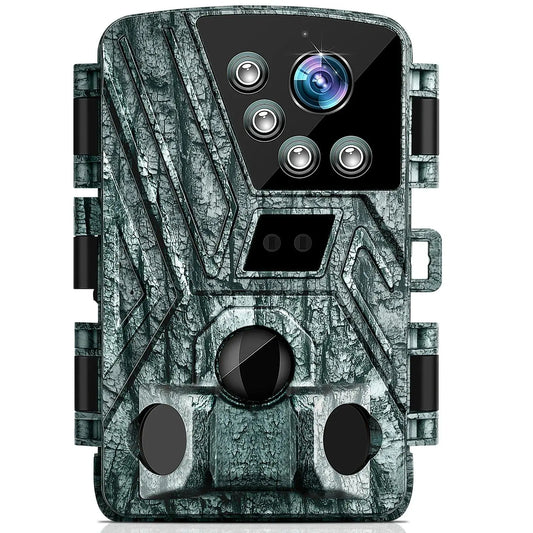 Wildlife Surveillance Trail Camera with Infrared Night Vision & Motion Detection - 32MP 4K Waterproof Photo Trap - Wild Frontier Gear LLC