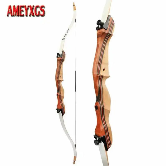 Youth Archery Recurve Bow 10-20lbs Right Hand 48/54 Inch Maple Wood for Beginners Training and Target Practice - Wild Frontier Gear LLC