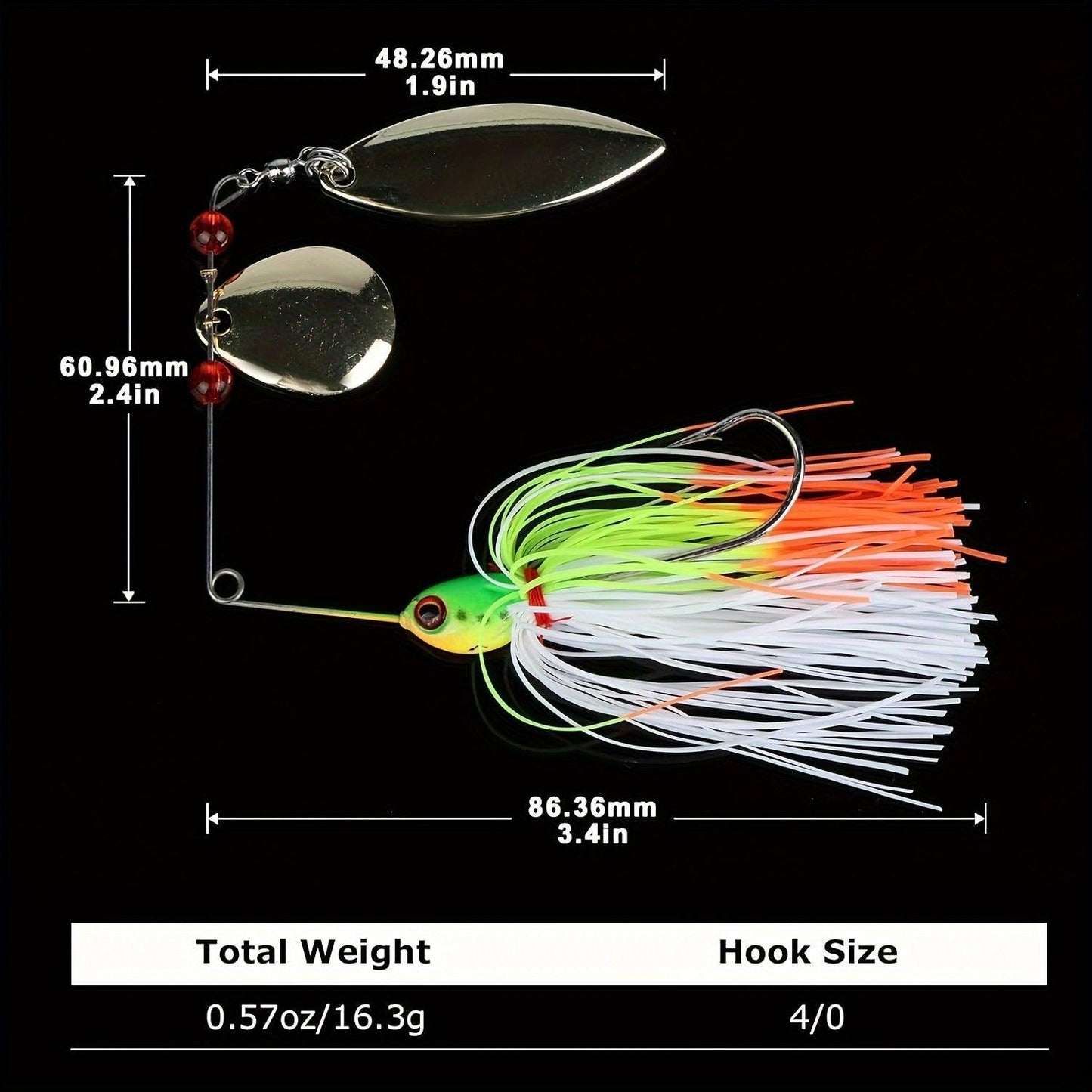 Goture Bass Fishing Lure Spinner Baits Kit - 10/15pcs Hard/Soft Buzzbaits for Freshwater and Saltwater Fishing - Wild Frontier Gear LLC